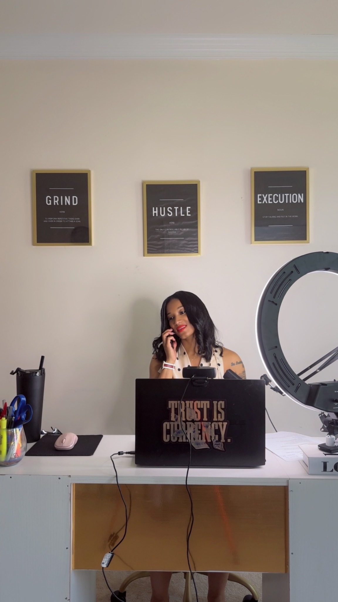 Trust Is Currency podcast workspace